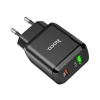 СЗУ HOCO N5 USB-A + USB-С, 3A, PD20W + QC3.0, чёрное
